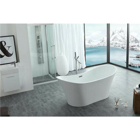 Image of Legion Furniture Bathtubs Legion Furniture 67" White Acrylic Tub - No Faucet WE6805-J