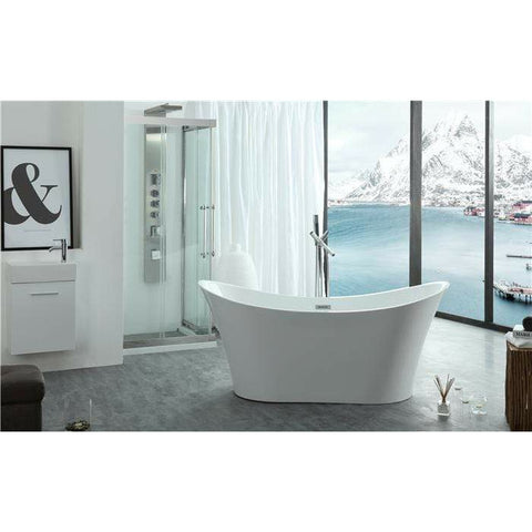 Image of Legion Furniture Bathtubs Legion Furniture 67" White Acrylic Tub - No Faucet WE6805-J