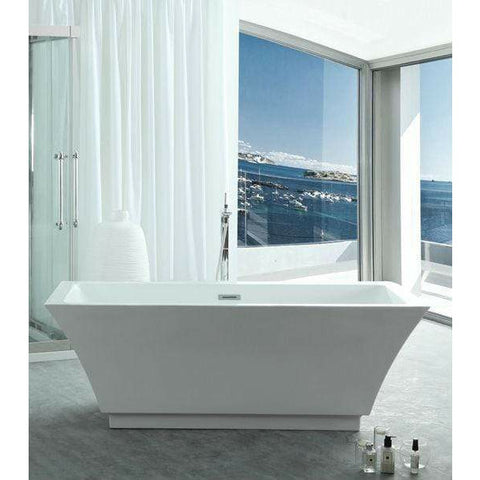 Image of Legion Furniture Bathtubs Legion Furniture 67" White Acrylic Tub - No Faucet WE6817-J