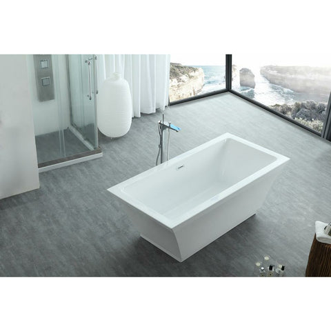 Image of Legion Furniture Bathtubs Legion Furniture 67" White Acrylic Tub - No Faucet WE6817-J