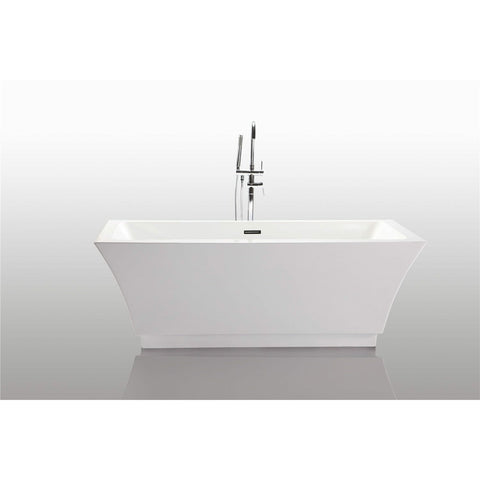 Image of Legion Furniture Bathtubs Legion Furniture 67" White Acrylic Tub - No Faucet WE6817-J