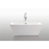 Legion Furniture Bathtubs Legion Furniture 67" White Acrylic Tub - No Faucet WE6817-J