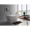 Legion Furniture Bathtubs Legion Furniture 68.9" White Matt Solid Surface Tub - No Faucet WJ8614-W