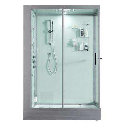 Image of Maya Bath Steam Shower Maya Bath Anzio Steam Shower, White, Left 210