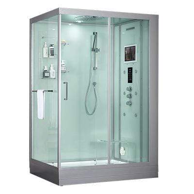 Image of Maya Bath Steam Shower Maya Bath Anzio Steam Shower, White, Right, 208