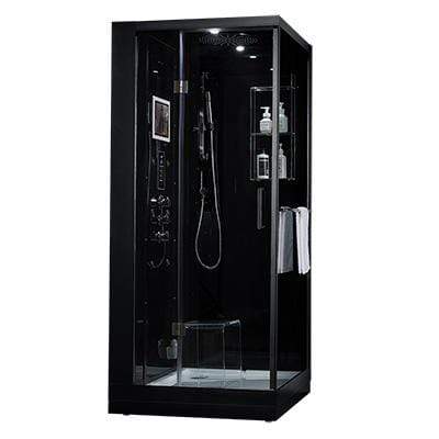 Image of Maya Bath Steam Shower Maya Bath Arezzo Steam Shower, Black, Left 203