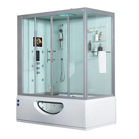 Image of Maya Bath Steam Shower Maya Bath Catania Steam Shower, White, Left 109