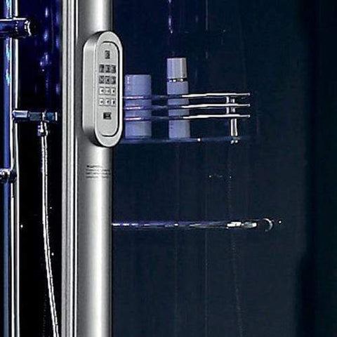 Image of Maya Bath Steam Shower Maya Bath Siena Steam Shower, Black, Right 118