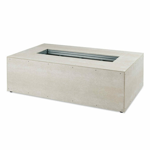 Image of Outdoor GreatRoom Fire Pit Table Base The Outdoor GreatRoom 72" x 36" Linear Ready-to-Finish Gas Fire Pit Table Base RF72L