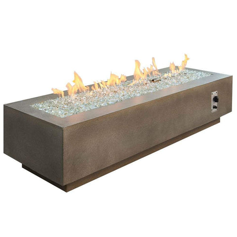 Image of Outdoor GreatRoom Fire Pit Table Natural Grey / 72 INCH The Outdoor GreatRoom Cove 54 / 72" Linear Gas Fire Pit Table CV-54