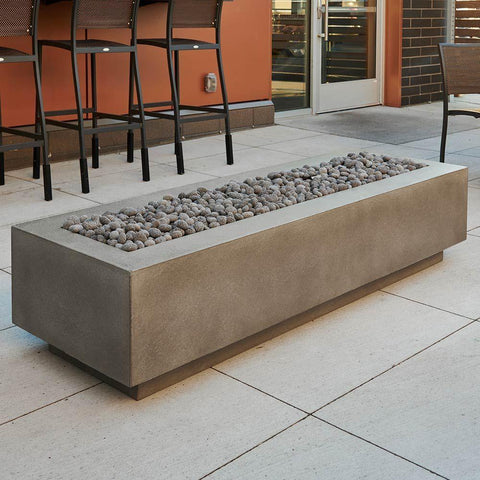 Image of Outdoor GreatRoom Fire Pit Table The Outdoor GreatRoom Cove 54 / 72" Linear Gas Fire Pit Table CV-54