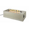 Outdoor GreatRoom Fire Pit Table The Outdoor GreatRoom Cove Linear Gas Fire Pit Table CV-1242