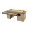 Outdoor GreatRoom Fire Pit Table The Outdoor GreatRoom Uptown Linear Gas Fire Pit Table UPT-1242