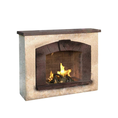 Image of Outdoor GreatRoom Fireplace The Outdoor GreatRoom Stone Arch Freestanding Gas Fireplace SAFP-1224