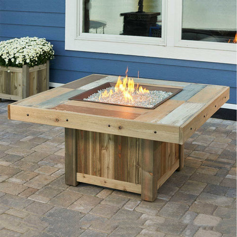 Image of Outdoor GreatRoom Gas Burner The Outdoor GreatRoom 24" x 24" Square Crystal Fire Plus Gas Burner CFP2424-K