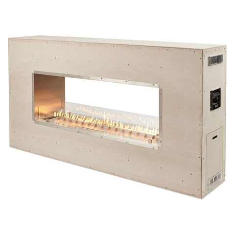 Image of Outdoor GreatRoom Gas Fireplace The Outdoor GreatRoom 40" Linear Ready-to-Finish See-Through Gas Fireplace RSTL-40MLP