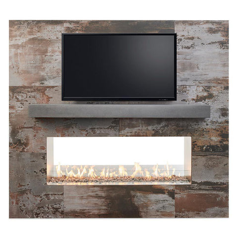 Image of Outdoor GreatRoom Gas Fireplace The Outdoor GreatRoom 40" Linear Ready-to-Finish See-Through Gas Fireplace RSTL-40MLP