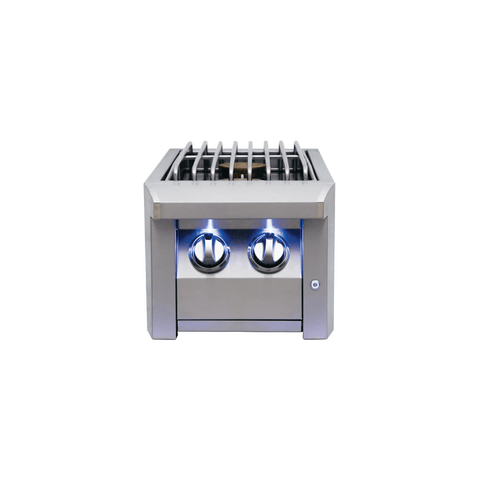 Image of Renaissance Cooking Systems Burner Renaissance Cooking Systems ARG Double Side Burner Slide-in w/Blue LED 36,000 BTU's ASBSSB