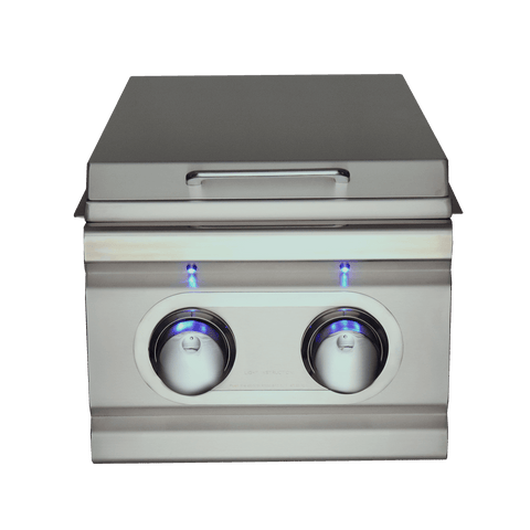 Image of Renaissance Cooking Systems Burner Renaissance Cooking Systems Cutlass Pro Double Side Burner Slide-in W/Blue LED RDB1EL