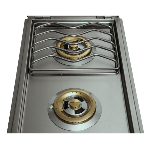 Image of Renaissance Cooking Systems Burner Renaissance Cooking Systems Cutlass Pro Double Side Burner Slide-in W/Blue LED RDB1EL