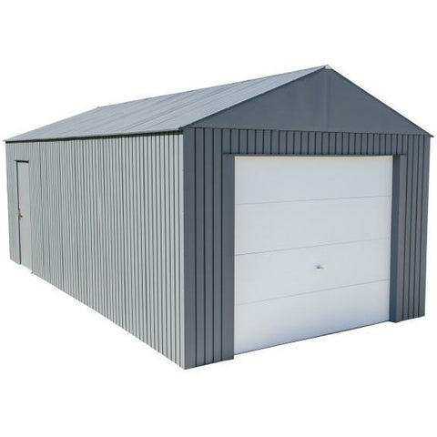 Image of Sojag Garage 12 x 25 ft Sojag Everest Garage in Charcoal GRC1210 / GRC1215 / GRC1220 / GRC1225 / GRC1230