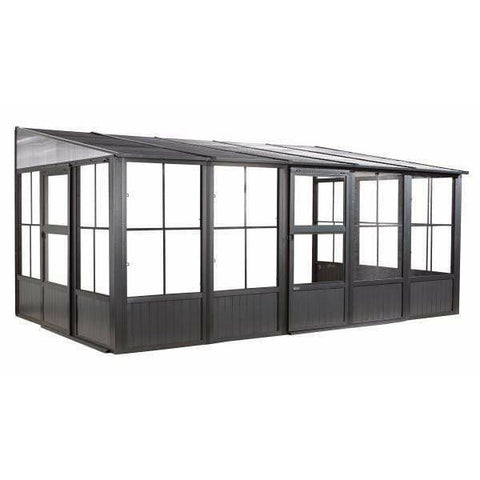 Image of Sojag Solarium 10 x 16 ft Sojag Charleston Solarium Wall Unit 440-9163025 / 440-9163032