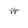 Whitehaus Sink Whitehaus Semi-Circular Double Bowl Console with Leg Support ECO64-ESU04-WH
