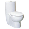 Whitehaus Toilet Whitehaus Magic Dual Flush One Piece Elongated Toilet WHMFL3309-EB