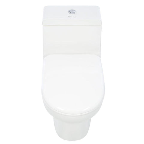 Image of Whitehaus Toilet Whitehaus Magic Dual Siphonic Flush One Piece Toilet WHMFL3351-EB