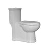 Whitehaus Toilet Whitehaus Magic Flush White One Piece Toilet WHMFL3364-EB